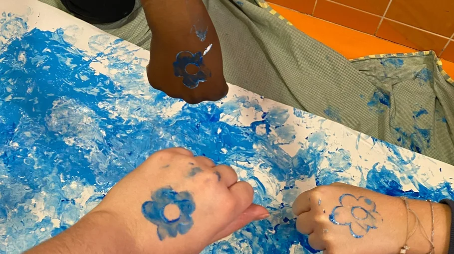 tatouage en peinture